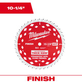 Hoja circular de corte de corte de 10-1/4" y 40 toneladas de grosor Milwaukee 48-40-1040 - imagen 2