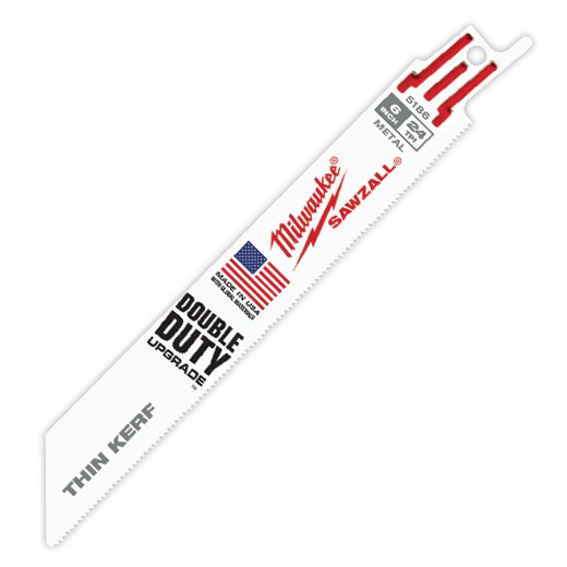 Hojas SAWZALL® de 6" y 24 TPI (paquete de 5 unidades) Milwaukee 48-00-5186