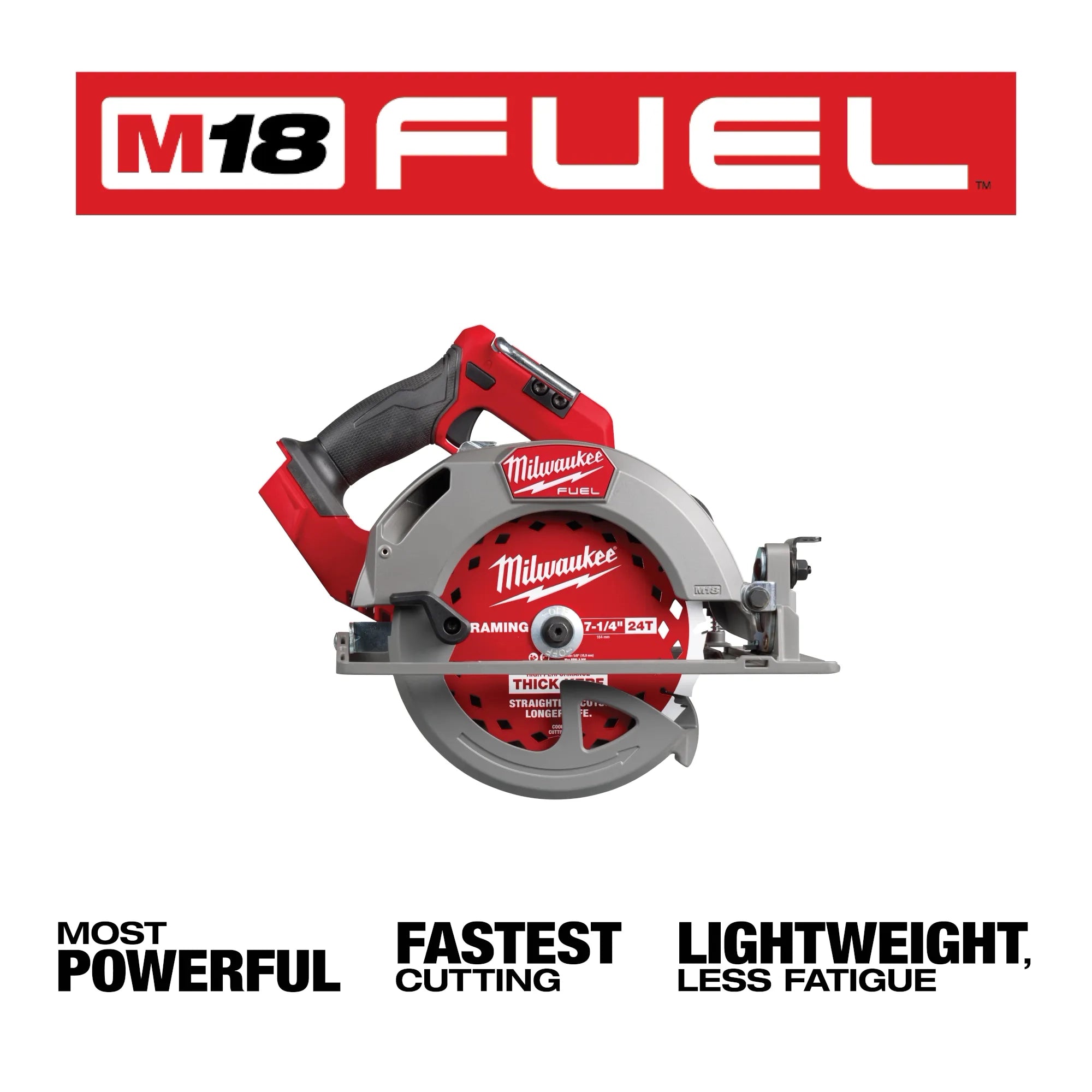 Sierra circular M18 FUEL™ de 7-1/4" (sin accesorios) Milwaukee 2834-20 - imagen 2