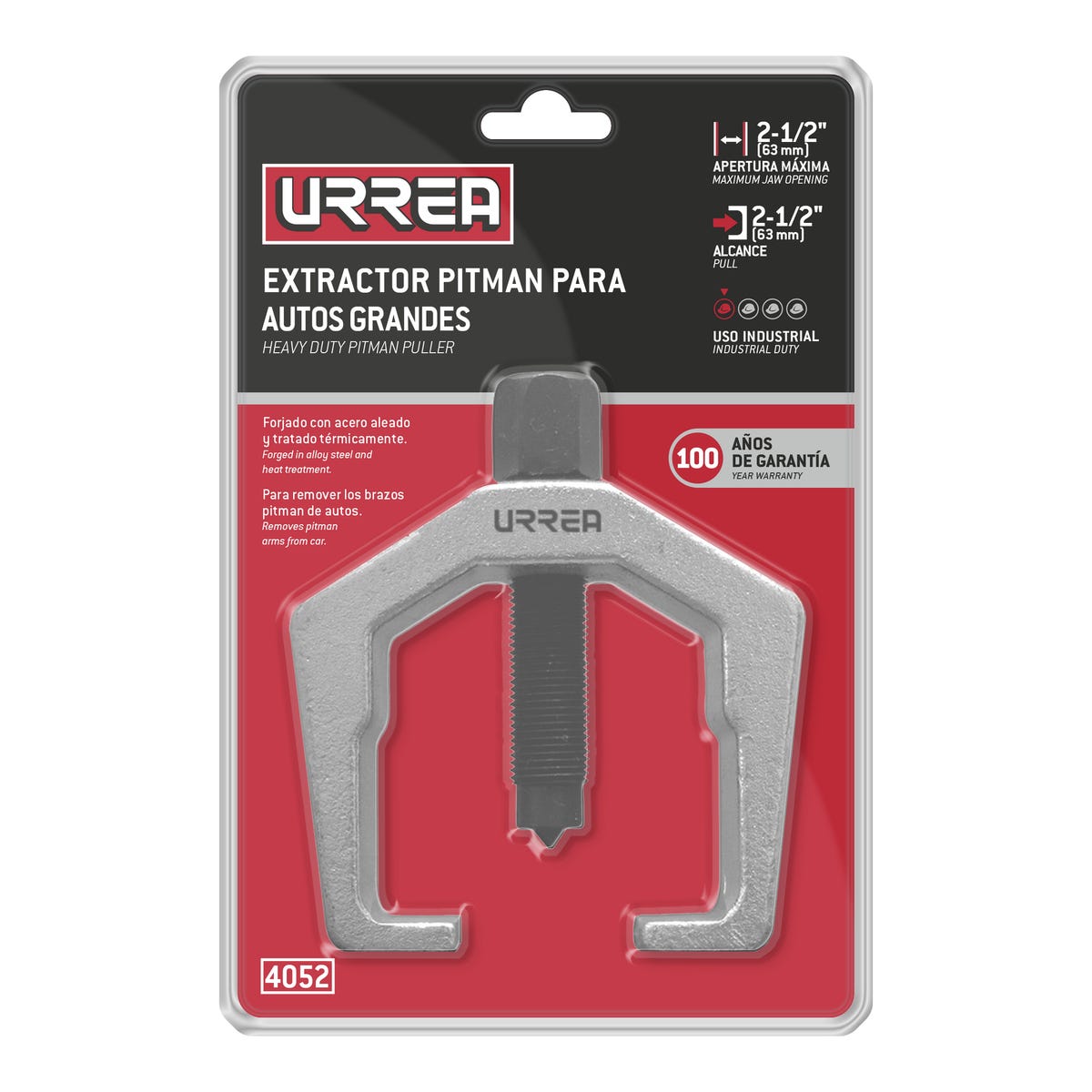 Extractor tipo Pitman para auto grande 2-1/2" Urrea 4052 - imagen 3