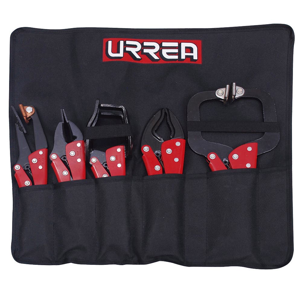 Juego de pinzas de presión para soldador, 5 piezas Urrea 4100B - imagen 2