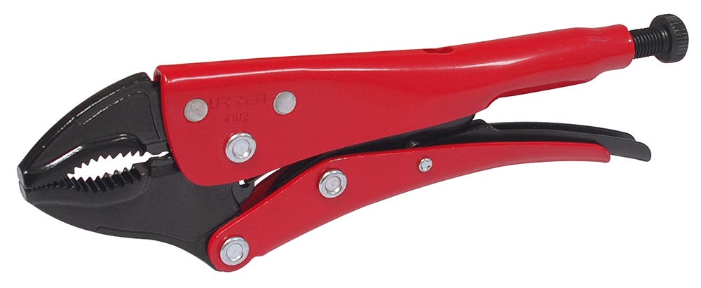 Pinza de presión quijada curva de 9-1/4" Urrea 4102 - imagen 2
