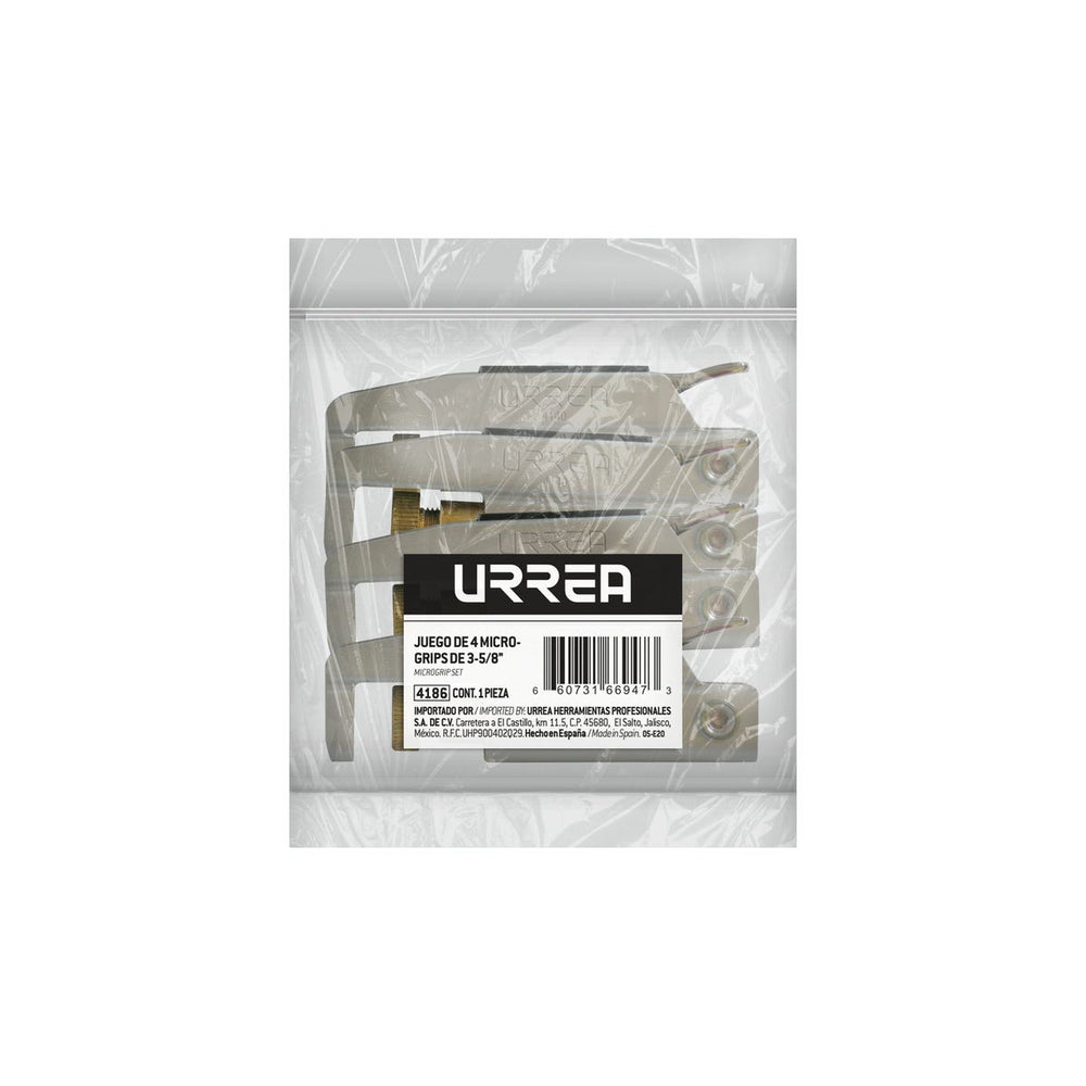 Juego de micro grip 3-5/8", 4 piezas Urrea 4140 - imagen 2