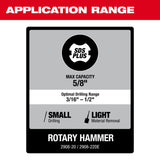 Martillo rotativo M18 FUEL™ SDS Plus de 5/8" Milwaukee 2908-20 - imagen 7
