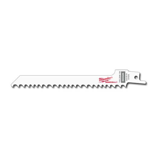 Hojas Sawzall® de 6" y 4/6 TPI (paquete de 5 unidades) Milwaukee 48-00-5041