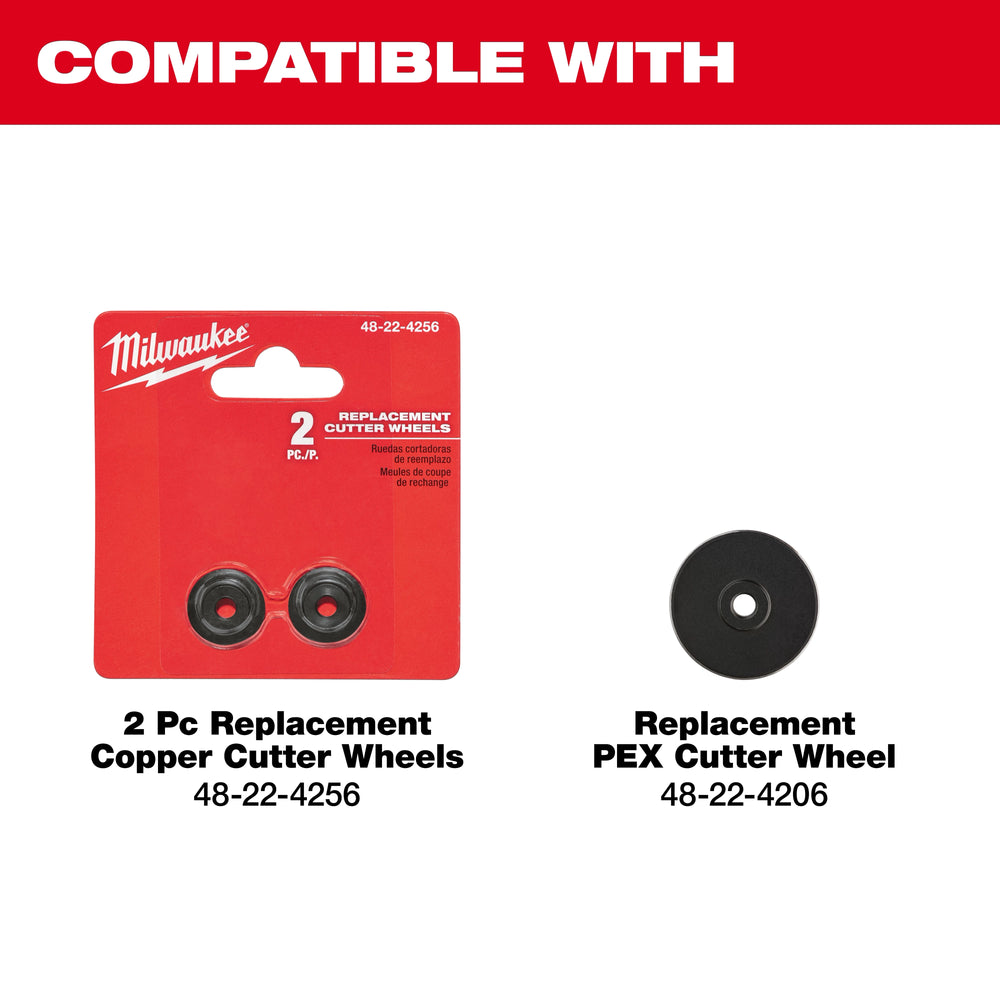 Cortador de tubo de cobre de ajuste rápido de 3-1/2" Milwaukee 48-22-4254 - imagen 8