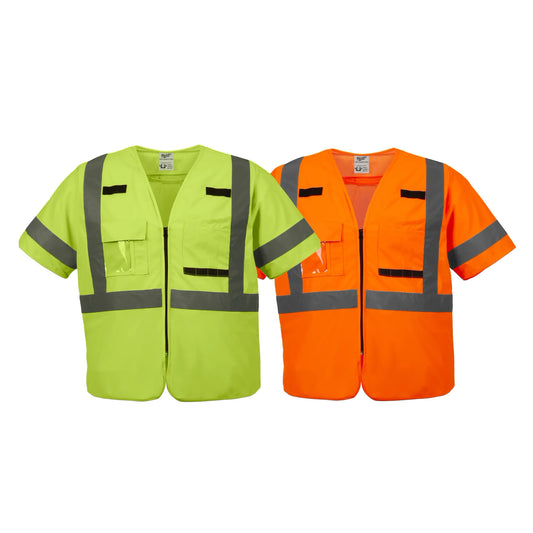 Chaleco de seguridad amarillo de alta visibilidad Clase 3: L/XL Milwaukee 48-73-5142