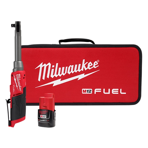Kit de trinquete de alta velocidad de alcance extendido M12 FUEL™ de 3/8" Milwaukee 2569-21