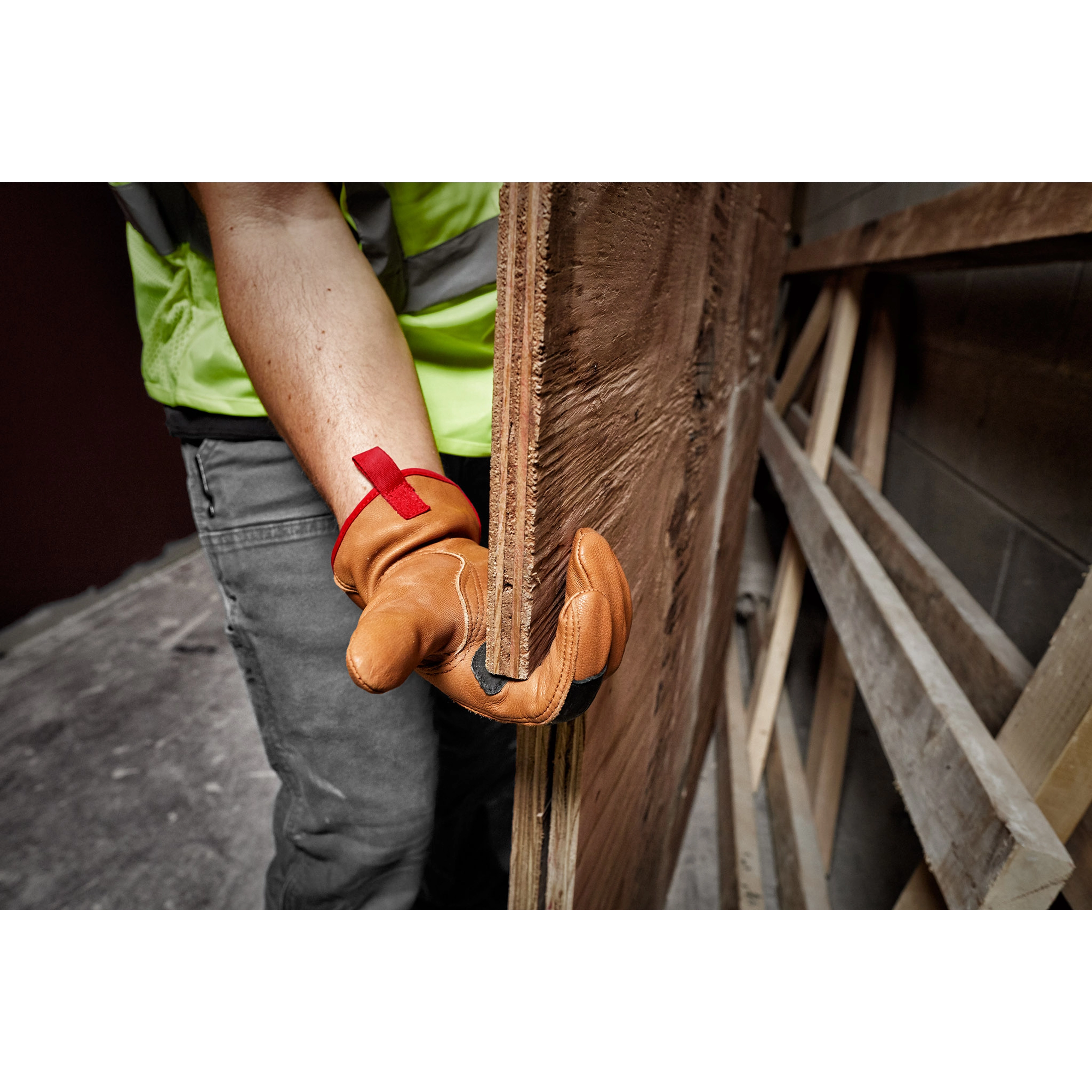 Guantes de cuero de piel de cabra - M talla M Milwaukee 48-73-0011 - imagen 5
