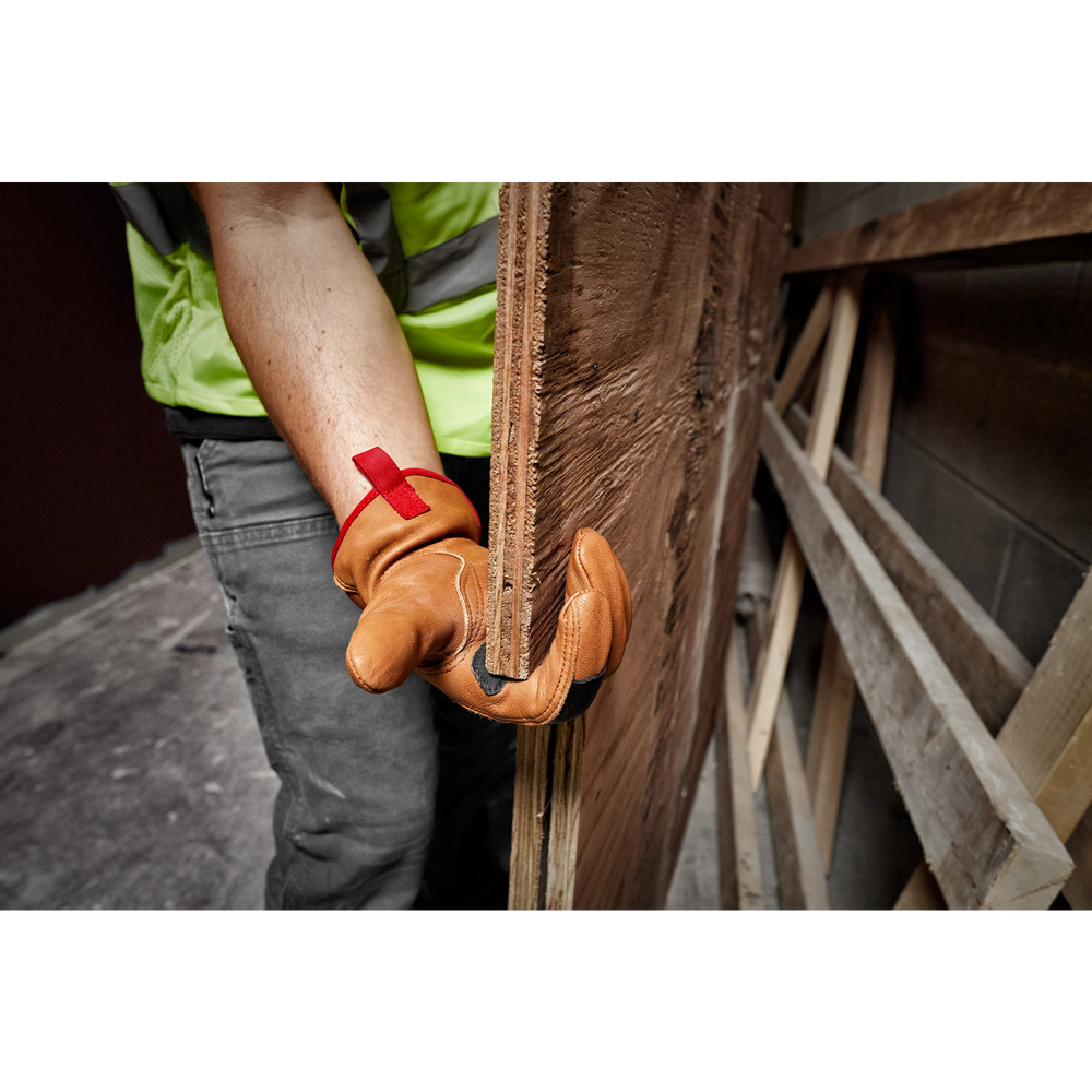 Guantes de cuero de piel de cabra - M talla M Milwaukee 48-73-0011 - imagen 5