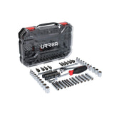 Juego de dados y accesorios cuadro de 1/4" combinado, 70 piezas Urrea 4701CD - imagen 3
