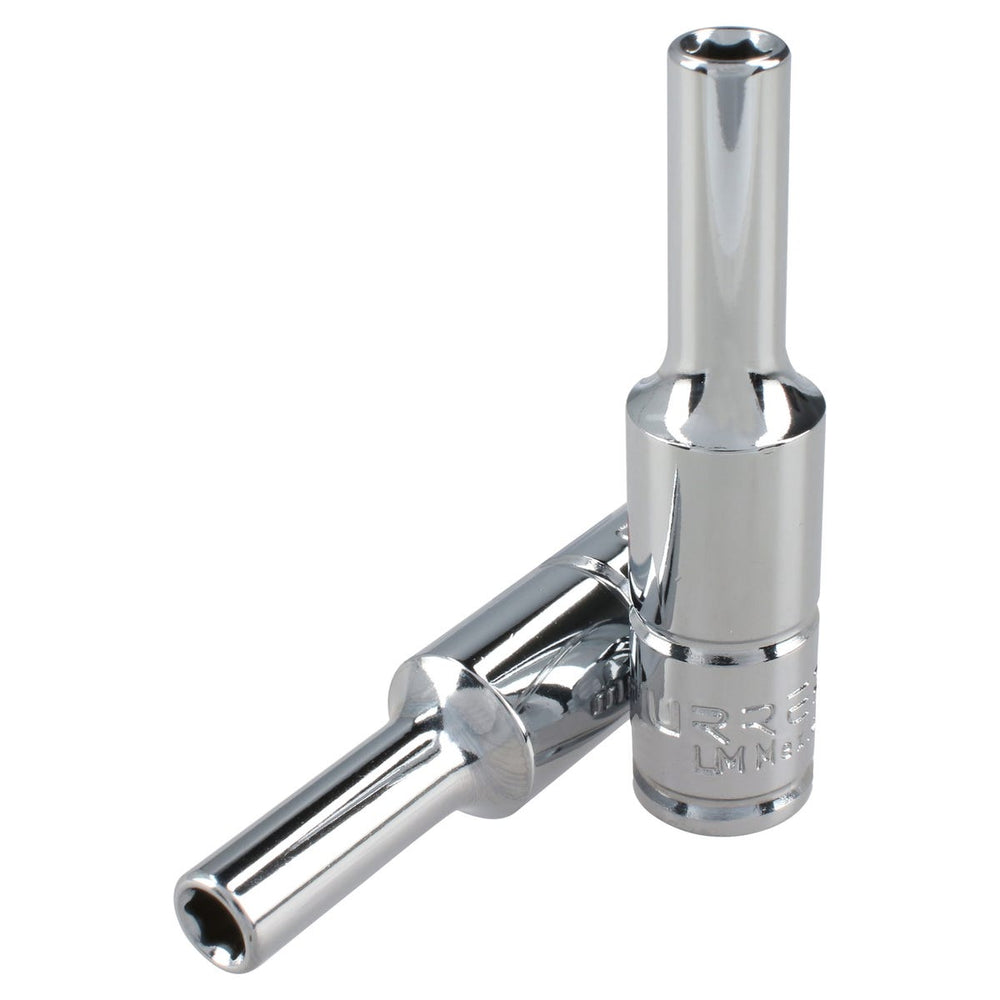Dado largo cuadro de 1/4", 6 puntas, métrico, 5.5 mm Urrea 47055LM