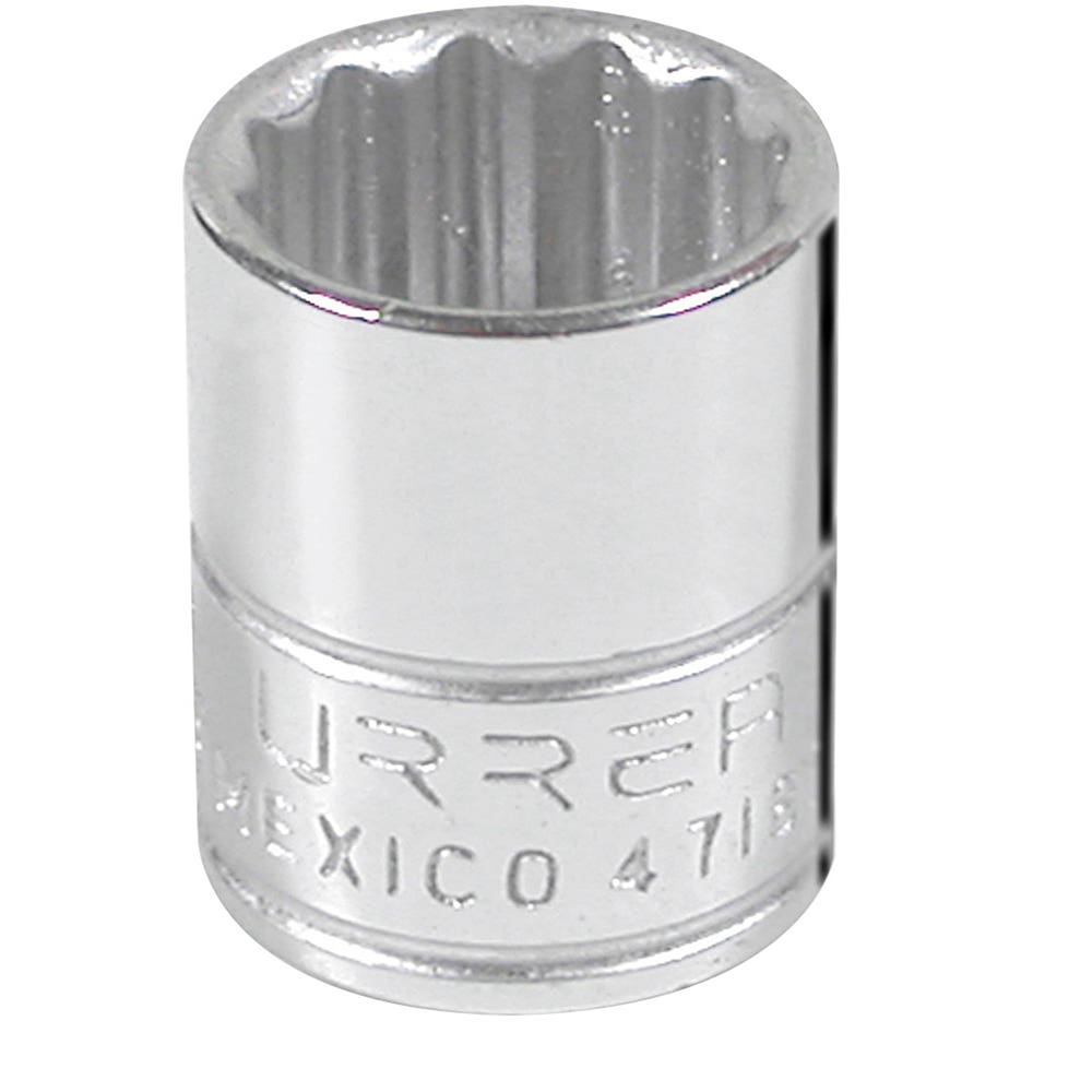 Dado cuadro de 1/4", 12 puntas, en pulgadas, 9/16" Urrea 4718T - imagen 2