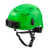 Casco de seguridad verde con ventilación (EE. UU.): Tipo 2, clase C Milwaukee 48-73-1306