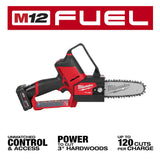 Kit de sierra de podar M12 FUEL™ HATCHET™ de 6" Milwaukee 2527-21 - imagen 3