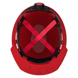 Casco con ala delantera rojo con suspensión de trinquete de 4 puntos BOLT™ (EE. UU.): Tipo 1, Clase E Milwaukee 48-73-1108 - imagen 8