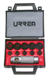 Juego de sacabocados de 1/8" a 3/4", 11 piezas Urrea 49901 - imagen 2