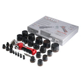Juego de sacabocados con mango adaptador ergonómico 1/8" a 2", 28 piezas Urrea 49902A - imagen 3