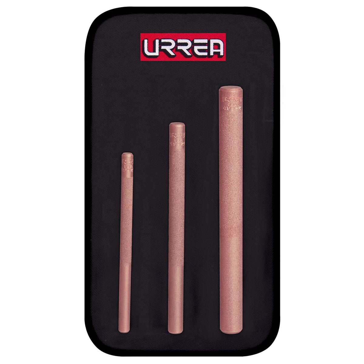 Juego de botadores de bronce, 3 piezas Urrea 49903