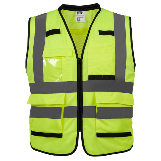 Chaleco de seguridad amarillo de alto rendimiento y alta visibilidad Clase 2: S/M Milwaukee 48-73-5041 - imagen 2