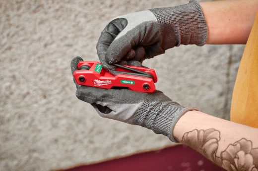 Juego de 8 llaves hexagonales plegables - Torx Milwaukee 48-22-2184 - imagen 2
