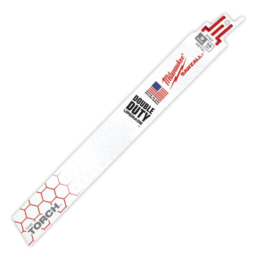 Hojas The Torch™ SAWZALL® de 9" y 14 TPI (paquete de 5 unidades) Milwaukee 48-00-5787