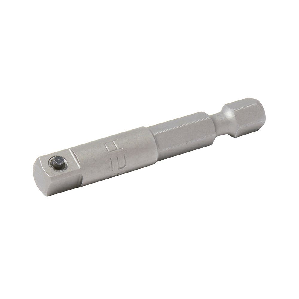 Adaptador con perno para dados cuadro hembra de 1/4", hexágono de 1/4" x 6" Urrea 50020