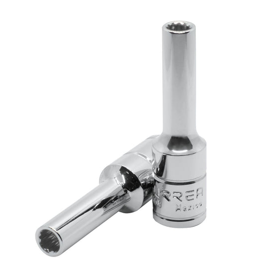 Dado largo cuadro de 3/8", 6 puntas, métrico, 8 mm Urrea 5008HM – imagen 2