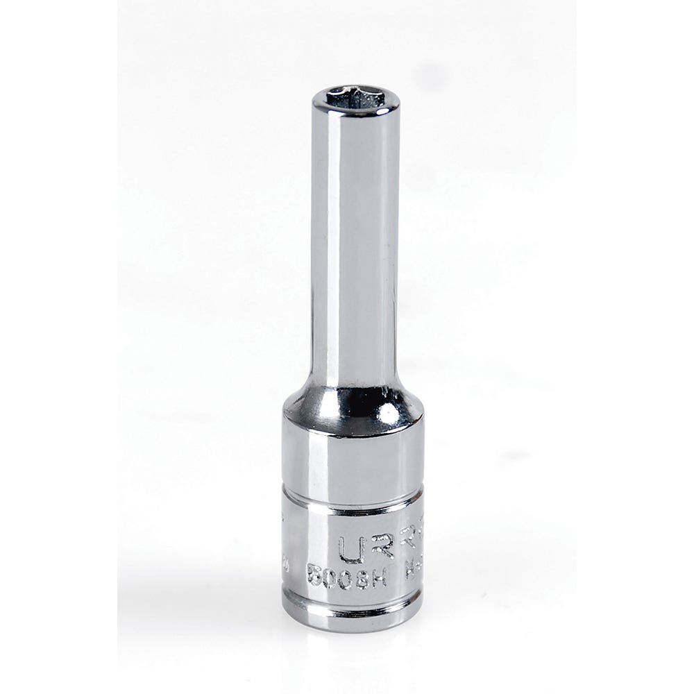 Dado largo cuadro de 3/8", 6 puntas, en pulgadas, 1/4" Urrea 5008H – imagen 2