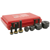Juego de sacabocados para láminas de 5/8" a 1-1/4", 7 piezas Urrea 50900
