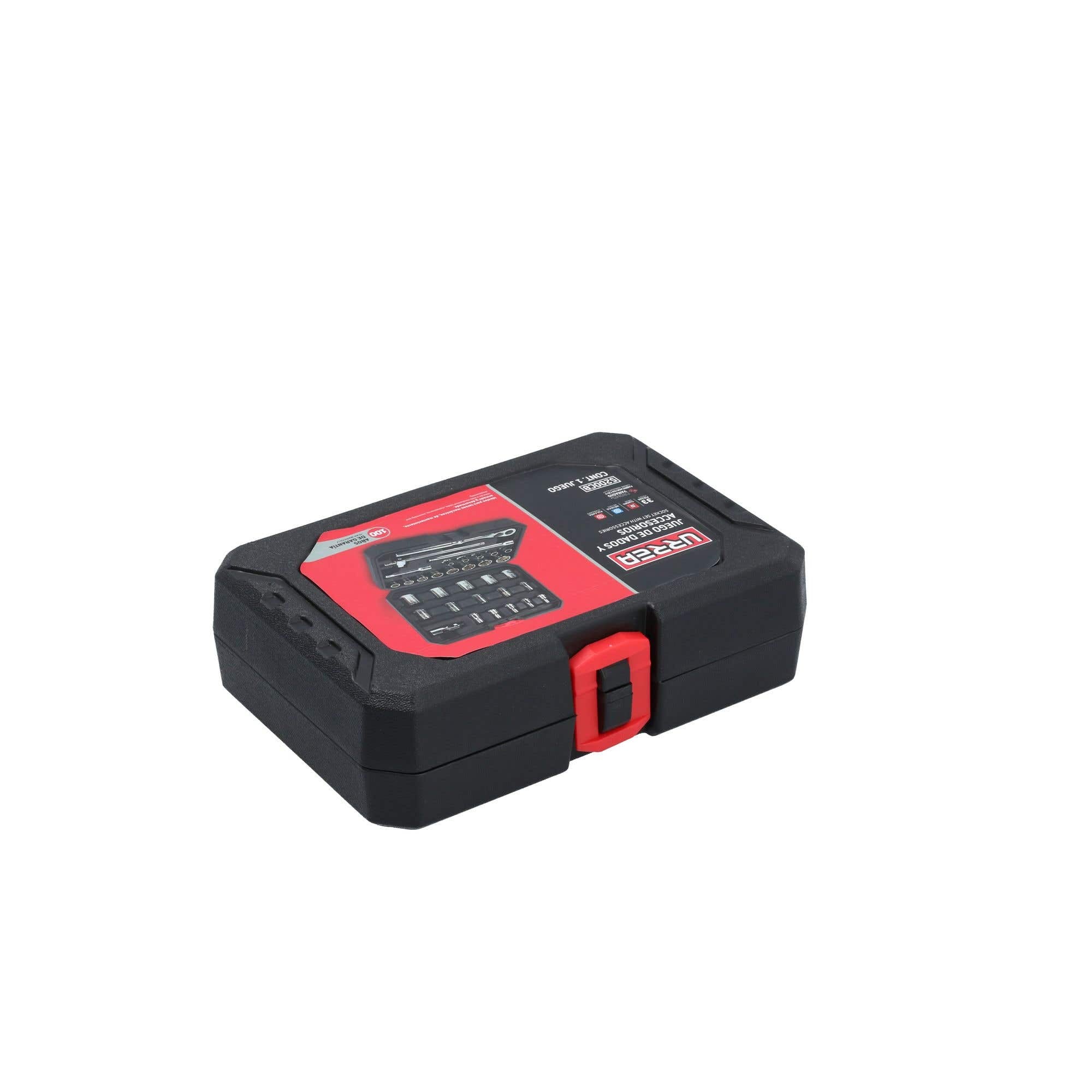 Juego de dados y accesorios cuadro de 3/8" combinado, 33 piezas Urrea 5200CB - imagen 3