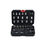 Juego de dados y accesorios cuadro de 3/8" combinado, 33 piezas Urrea 5200CB - imagen 7