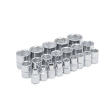 Juego de dados cuadro de 3/8", 6 puntas, métricos, 21 piezas Urrea 52211 - imagen 2