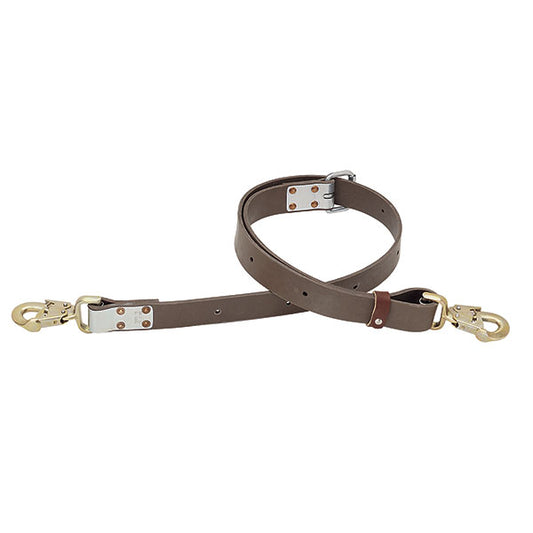 Bandola de liniero ganchos largo forjados y templados con seguro doble 2.3m Tulmex 5295-23DL