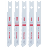 Hoja bimetálica para sierra caladora de 2-3/4" 24 TPI (paquete por 5) Milwaukee 48-42-2160