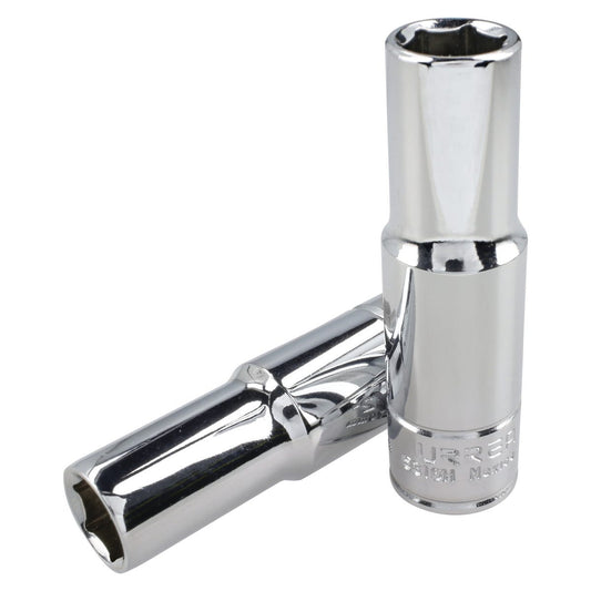 Dado largo cuadro de 1/2", 6 puntas, en pulgadas, 1/2" Urrea 5316H – imagen 2
