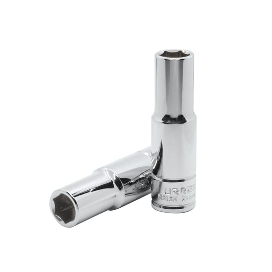 Dado largo cuadro de 1/2", 6 puntas, en pulgadas, 9/16" Urrea 5318H – imagen 2