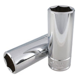 Dado largo cuadro de 1/2", 6 puntas, métrico, 32 mm Urrea 5332HM – imagen 2