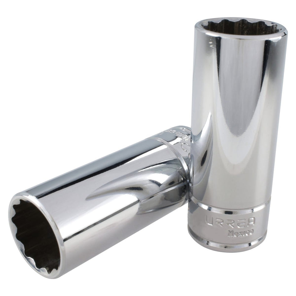 Dado largo cuadro de 1/2", 12 puntas, métrico, 32 mm Urrea 5332M – imagen 2