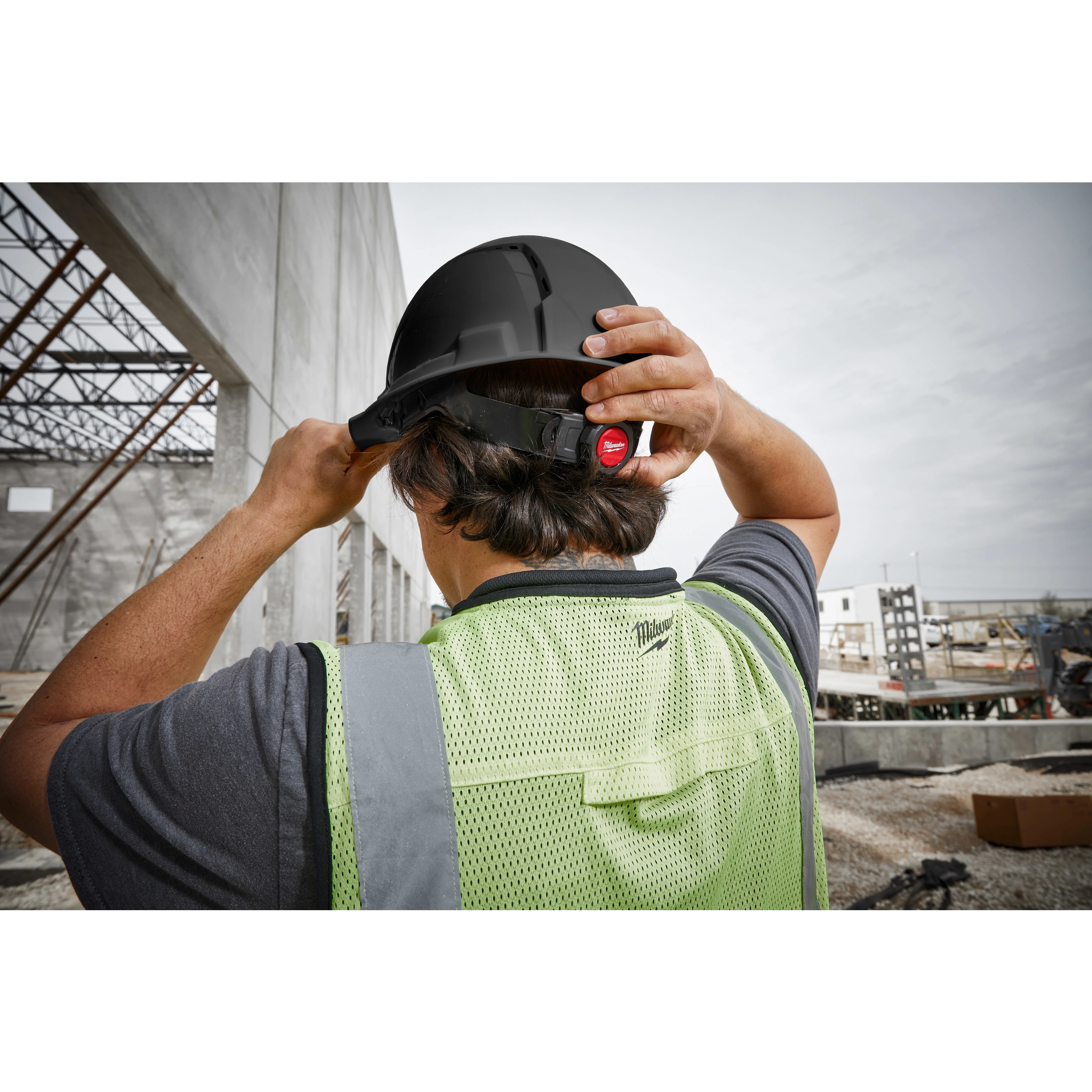 Casco con ala delantera rojo con suspensión de trinquete de 4 puntos BOLT™ (EE. UU.): Tipo 1, Clase E Milwaukee 48-73-1108 - imagen 7