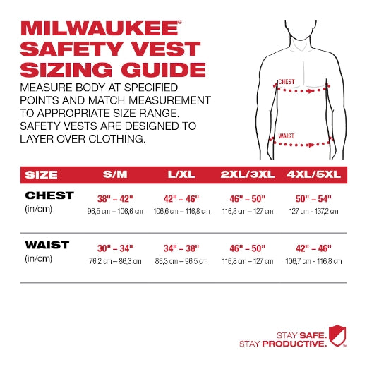 Chaleco de seguridad desprendible de malla naranja de alta visibilidad Clase 2: S/M (CSA) Milwaukee 48-73-5175 - imagen 7