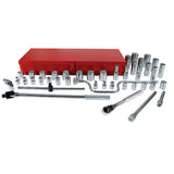 Juego de dados y accesorios cuadro de 1/2" en pulgadas 43 piezas, con caja metálica Urrea 5400G - imagen 2