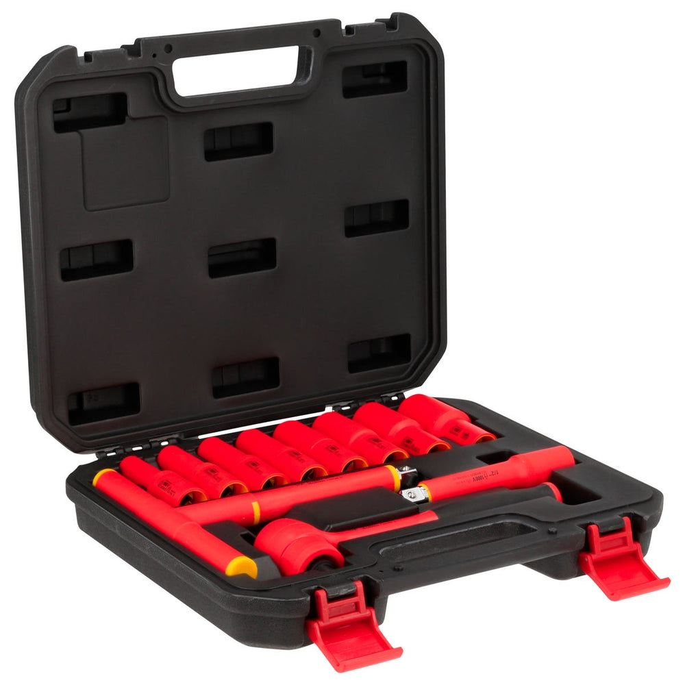 Juego de dados y accesorios cuadro de 1/2" en pulgadas para 1000 V, 11 piezas Urrea 5400VI - imagen 3