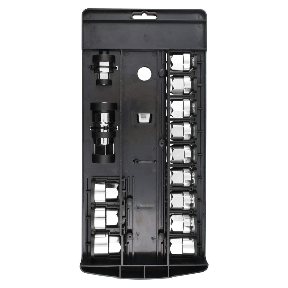 Juego de dados y accesorios cuadro de 1/2" Go-Through combinado, 15 piezas Urrea 5401GT - imagen 6