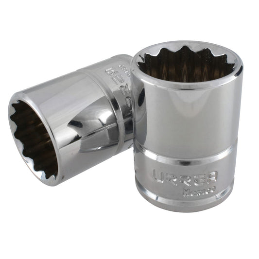 Dado cuadro de 1/2", 12 puntas, métrico, 16 mm Urrea 5416M – imagen 2