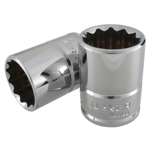 Dado cuadro de 1/2", 12 puntas, métrico, 16 mm Urrea 5416M