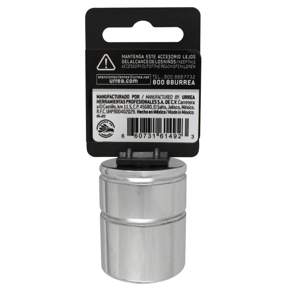 Dado cuadro de 1/2", 6 puntas, métrico, 22 mm Urrea 5422HM - imagen 6