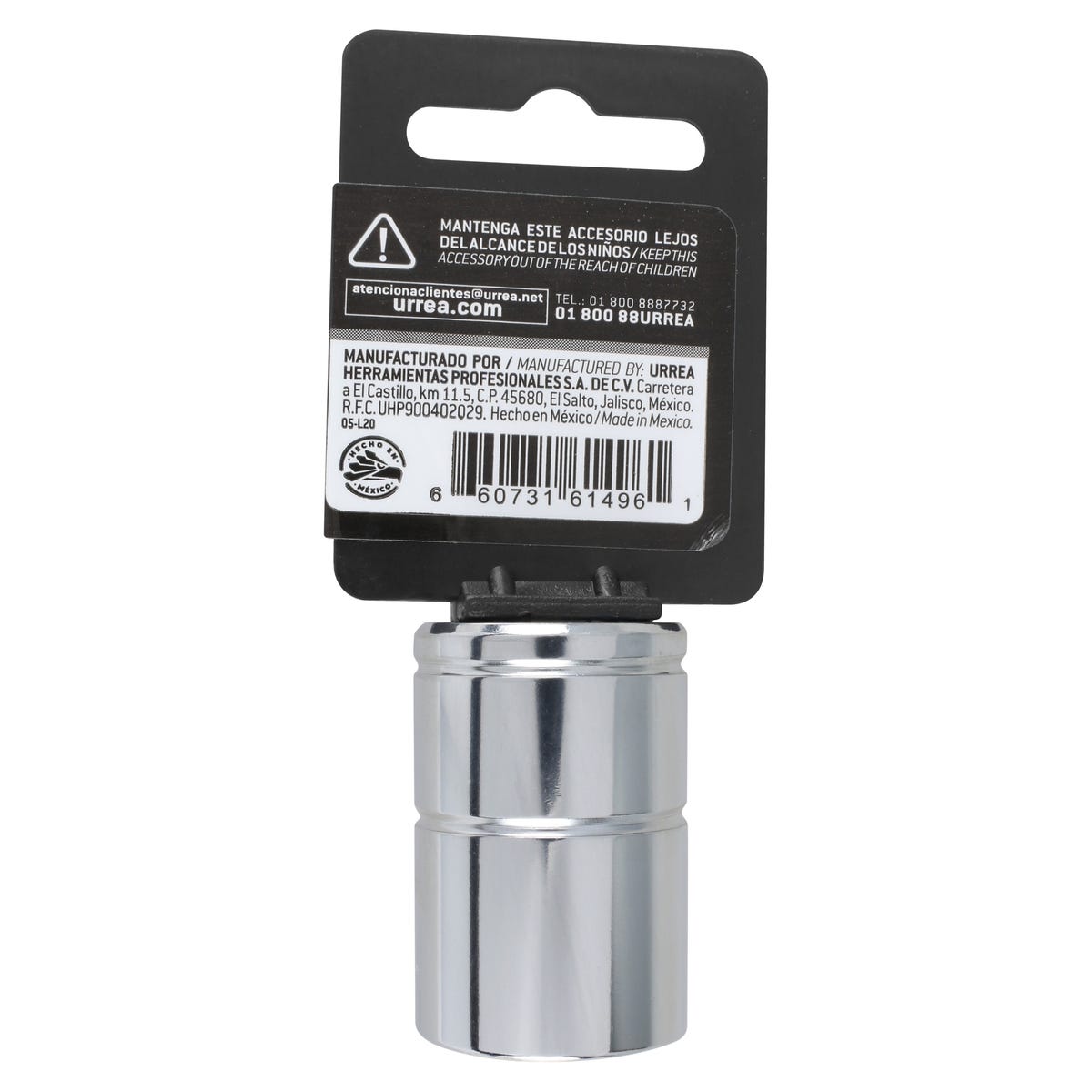 Dado cuadro de 1/2", 12 puntas, en pulgadas, 3/4" Urrea 5424 - imagen 6