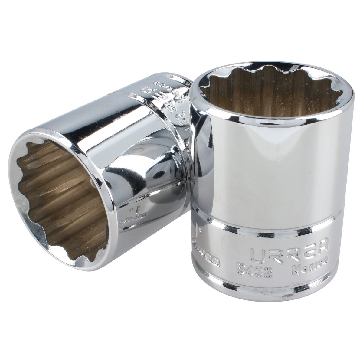 Dado cuadro de 1/2", 12 puntas, en pulgadas, 1" Urrea 5432 - imagen 2