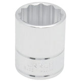 Dado cuadro de 1/2", 12 puntas, en pulgadas, 1-1/16" Urrea 5434 - imagen 2